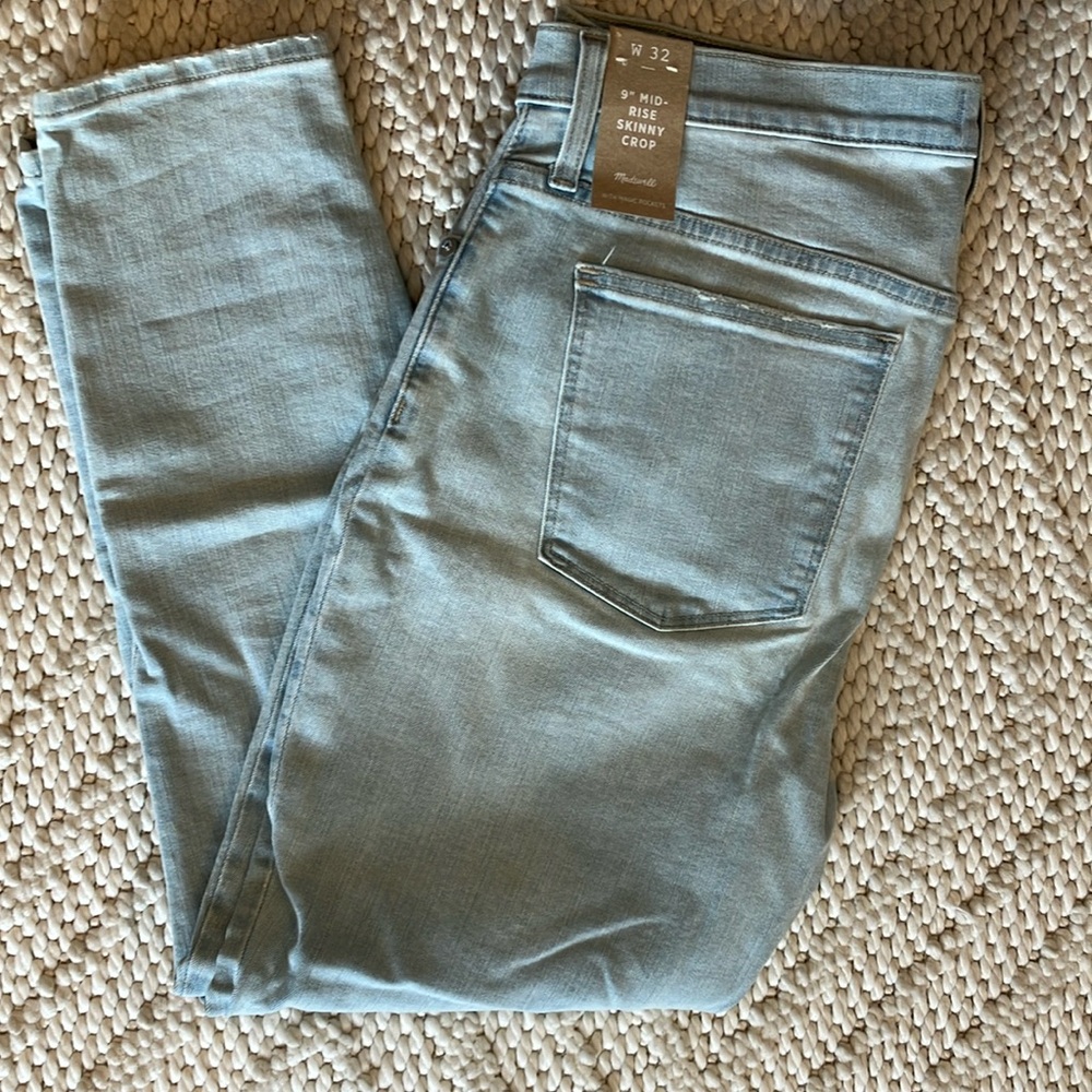 Madewell 9” MidRise Skinny Crop